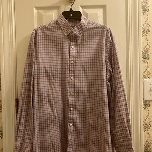 Michael Kors Red and Blue Checkered Shirt